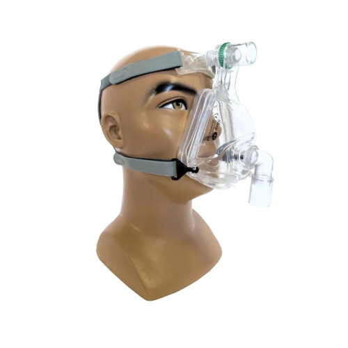 Орально-назальна силіконова маска (CPAP) Sleepas з отвором для видиху (M) Орально-назальна силіконова маска (CPAP) Sleepas з отвором для видиху (M)