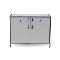 Тумба медична мобільна C.box CMM-2DD-1-NATA ALU