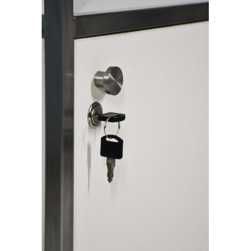 Тумба медична мобільна C.box CMM-1D-NATA ALU Тумба медична мобільна C.box CMM-1D-NATA ALU