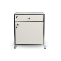 Тумба медична мобільна C.box CMM-1DD-2-NATA ALU